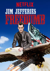 Kliknij by uszyskać więcej informacji | Netflix: Jim Jefferies: Freedumb | Jim Jefferies powraca w kolejnej odsÅ‚onie komediowej serii Netflix i prezentuje swój sÅ‚ynny czarny humor widowni w Nashville w stanie Tennessee.