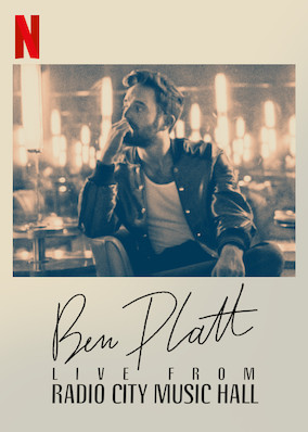 Netflix: Ben Platt Live from Radio City Music Hall | <strong>Opis Netflix</strong><br> Aktor i piosenkarz Ben Platt wykonuje — z pomocÄ… caÅ‚ej orkiestry — piosenki z debiutanckiego albumu „Sing to Me Instead” oraz dowcipnie opowiada o swoim Å¼yciu i karierze. | Oglądaj film na Netflix.com