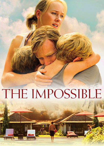 Netflix: The Impossible | <strong>Opis Netflix</strong><br> Ten wstrząsający dramat śledzi losy rodziny trafiającej w sam środek chaosu wywołanego przez potężne tsunami, które nawiedziło Azję Południowo-Wschodnią w 2004 roku. | Oglądaj film na Netflix.com