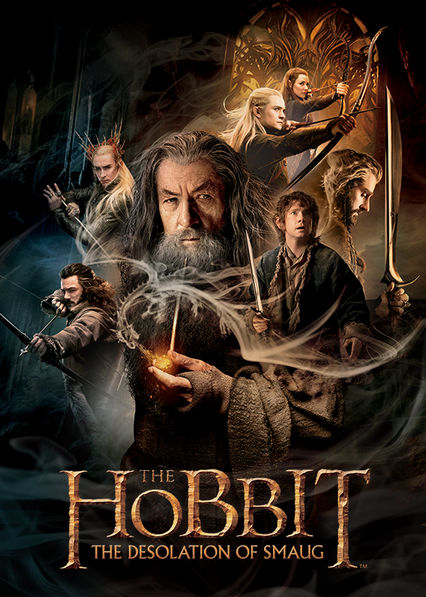 Kliknij by uszyskać więcej informacji | Netflix: Hobbit: Pustkowie Smauga | W drugiej części sagi o hobbicie Thorin i jego krasnoludy uciekają przed orkami, zmuszając Bilba do konfrontacji ze smokiem Smaugiem.