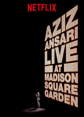 Kliknij by uszyskać więcej informacji | Netflix: Aziz Ansari Live at Madison Square Garden | Komik i gwiazda telewizji — Aziz Ansari („Parks and Recreation”) — dzieli się swoimi błyskotliwymi poglądami na temat imigrantów, związków i przemysłu spożywczego.