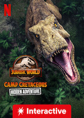 Netflix: Jurassic World Camp Cretaceous: Hidden Adventure | <strong>Opis Netflix</strong><br> Po burzy brakuje poÅ¼ywienia iÂ wszÄ™dzie roi siÄ™ od wygÅ‚odniaÅ‚ych dinozaurÃ³w. EkscytujÄ…cy program interaktywny, wÂ ktÃ³rym toÂ Ty decydujesz, jak pomÃ³c Obozowej Rodzinie. | Oglądaj film na Netflix.com