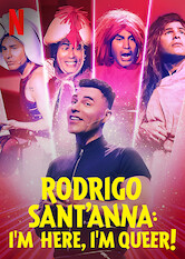 Kliknij by uszyskać więcej informacji | Netflix: Rodrigo Sant'Anna: Jestem queer | Obojętne, czy robi spektakularne wejście, dzieli się osobistą historią czy wciela w ekscentryczne postacie, Rodrigo Sant'Anna zawsze bryluje na scenie.