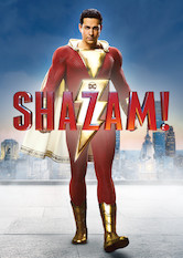 Kliknij by uzyskać więcej informacji | Netflix: Shazam! / Shazam! | Gdy nastolatek z rodziny zastępczej okazuje komuś serce, zostaje obdarzony zdolnością przemiany w superbohatera. Teraz musi bronić miasta przed wrednymi złoczyńcami.