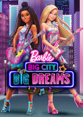 Kliknij by uszyskać więcej informacji | Netflix: Barbie Big City Big Dreams | Na letnim obozie aktorskim wÂ Nowym Jorku Barbie zÂ Malibu spotyka Barbie zÂ Brooklynu. Szybko zostajÄ… przyjaciÃ³Å‚kami.