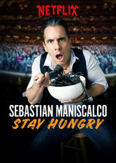 Netflix: Sebastian Maniscalco: Stay Hungry | <strong>Opis Netflix</strong><br> Sebastian Maniscalco psioczy na pawie w samolocie, bogatych teÅ›ciów i domorosÅ‚ych mÄ™drców, których rad nikt nie potrzebuje. | Oglądaj film na Netflix.com