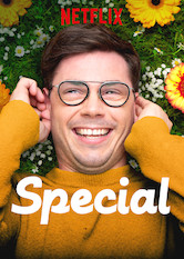 Netflix: Special | <strong>Opis Netflix</strong><br> MÅ‚ody homoseksualista z&nbsp;poraÅ¼eniem m&oacute;zgowym stawia wszystko na&nbsp;jednÄ… kartÄ™, by&nbsp;wreszcie m&oacute;c Å¼yÄ‡ tak, jak zawsze chciaÅ‚. | Oglądaj serial na Netflix.com