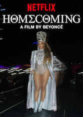 Netflix: HOMECOMING: A film by Beyoncé | <strong>Opis Netflix</strong><br> Intymny dokument na temat koncertu Beyoncé na festiwalu Coachella w 2018 roku. Emocjonalna podróÅ¼ od koncepcji aÅ¼ do wystÄ™pu, który zapoczÄ…tkowaÅ‚ ruch kulturowy. | Oglądaj film na Netflix.com