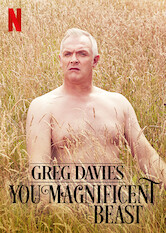 Kliknij by uszyskać więcej informacji | Netflix: Greg Davies: You Magnificent Beast | Brytyjski komik Greg Davies opowiada między innymi o przerażających randkach, katastrofach przy goleniu oraz żartach swojego ojca podczas pokazu przezabawnego stand-upu.