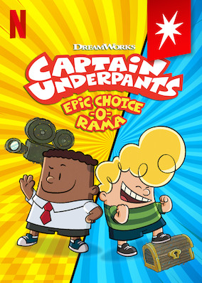 Netflix: Captain Underpants Epic Choice-o-Rama | <strong>Opis Netflix</strong><br> Interaktywna zabawa, w której widz decyduje o biegu wydarzeń. Harold i George liczą, że pomożesz im powstrzymać Kruppa przed wysadzeniem w powietrze ich domku na drzewie. | Oglądaj film dla dzieci na Netflix.com