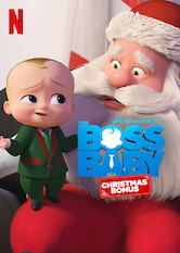 Kliknij by uszyskać więcej informacji | Netflix: Dzieciak rządzi: Świąteczny bonus | Wigilia przybiera szalony obrót, gdy Szef Bobas przypadkiem zamienia się miejscami z jednym z elfów Świętego Mikołaja i ląduje na Biegunie Północnym.