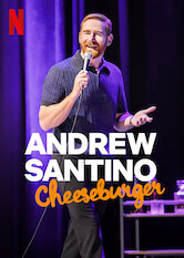 Kliknij by uszyskać więcej informacji | Netflix: Andrew Santino: Cheeseburger | No topic is safe in this unfiltered stand-up set from Andrew Santino as he skewers everything from global warming to sex injuries to politics.