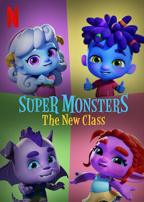 Netflix: Super Monsters: The New Class | <strong>Opis Netflix</strong><br> Do Mrocznego Lasu przybywa kolejny rocznik przedszkolaków. Potwory podnoszą swoje supermoce do kolejnego poziomu, którym jest Fioletowy Pokój. | Oglądaj film dla dzieci na Netflix.com