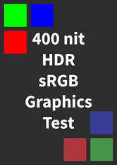 Kliknij by uszyskać więcej informacji | Netflix: HDR sRGB Graphics Test (400 nits) |  Seria grafik sRGB o jasnoÅ›ci ustawionej na 400 nitów w kontenerze Dolby Vision.