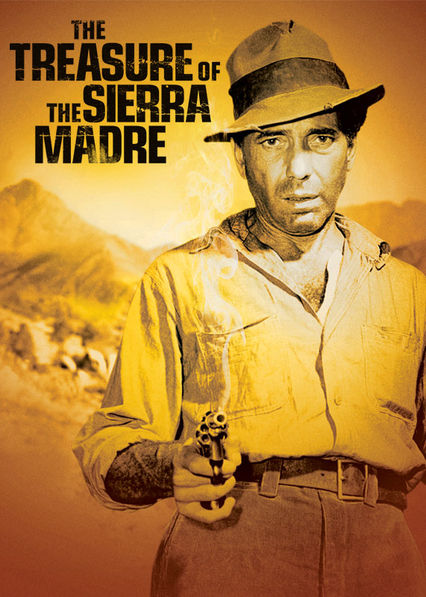 Netflix: The Treasure of the Sierra Madre | <strong>Opis Netflix</strong><br> Oscarowy film, opowiadajÄ…cy historiÄ™ trÃ³jki poszukiwaczy zÅ‚ota. Droga doÂ bogactwa okazuje siÄ™ jednak wyboista, zwÅ‚aszcza gdy doÂ gry wkracza paranoja. | Oglądaj film na Netflix.com