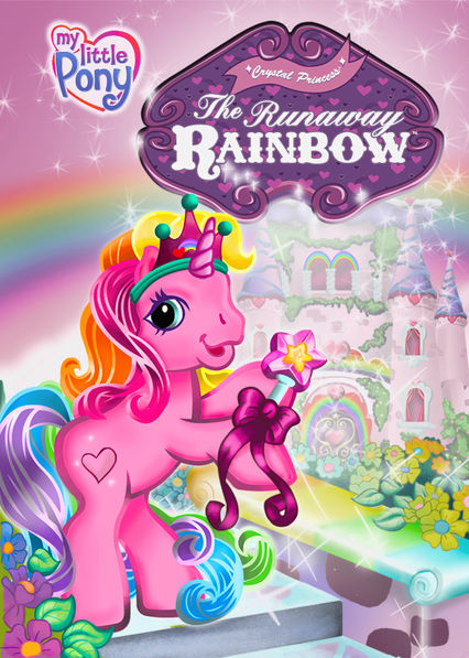 Netflix: My Little Pony: The Runaway Rainbow | <strong>Opis Netflix</strong><br> Kolejna odsÅ‚ona przygÃ³d kucykÃ³w. Tym razem Rarity bÄ™dzie musiaÅ‚a stworzyÄ‡ pierwszÄ… wÂ tym sezonie tÄ™czÄ™, byÂ staÄ‡ siÄ™ ksiÄ™Å¼niczkÄ… krÃ³lestwa jednoroÅ¼cÃ³w. | Oglądaj film dla dzieci na Netflix.com