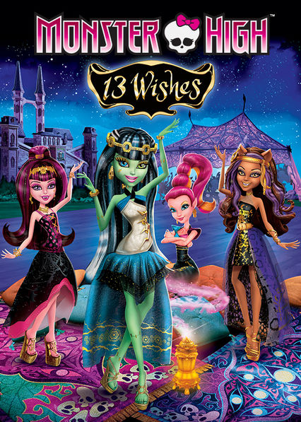 Netflix: Monster High 13 Wishes | <strong>Opis Netflix</strong><br> W Straszyceum zaczyna siÄ™ kolejny rok szkolny. Howleen, mÅ‚odsza siostra Clawdeen Wolf, postanawia zostaÄ‡ najfutrzastyczniejszÄ… dziewczynÄ… w szkole. | Oglądaj film dla dzieci na Netflix.com