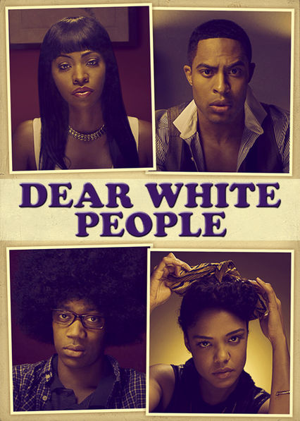 Netflix: Dear White People | <strong>Opis Netflix</strong><br> Zorganizowana przez biaÅ‚ych studentÃ³w impreza zÂ rasistowskim podtekstem skÅ‚ania ich czworo czarnoskÃ³rych kolegÃ³w doÂ refleksji nad wÅ‚asnÄ… toÅ¼samoÅ›ciÄ…. | Oglądaj film na Netflix.com
