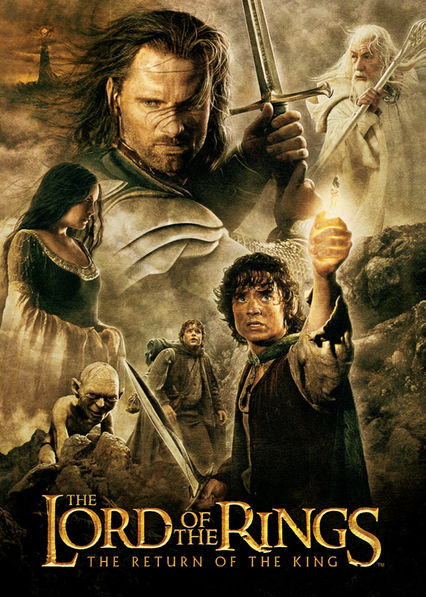 Netflix: The Lord of the Rings: The Return of the King | <strong>Opis Netflix</strong><br> NadszedÅ‚ ten czas. Czas Frodo, który musi pokonaÄ‡ przebiegÅ‚ego Golluma, przetrwaÄ‡ przeraÅ¼ajÄ…cy atak olbrzymiego pajÄ…ka Sheloby i oprzeÄ‡ siÄ™ zniewalajÄ…cej mocy PierÅ›cienia, który niesie za sobÄ… zniszczenie i zgubÄ™. Czas Aragorna, który musi dobyÄ‡ miecza swych przodków i przyjÄ…Ä‡ koronÄ™ swojego dziedzictwa. Czas potÄ™Å¼nego starcia, które czarodziej Gandalf nazwaÅ‚ najwiÄ™kszÄ… bitwÄ… naszych czasów. NadszedÅ‚ teÅ¼ czas inspirujÄ…cej kulminacji trylogii opartej na klasyce literatury autorstwa J.R.R. Tolkiena. Po raz trzeci film z kultowej trylogii zdobyÅ‚ nominacjÄ™ do Nagrody Akademii w kategorii Najlepszy film i po raz pierwszy jÄ… otrzymaÅ‚ (oraz 10 innych). Król zasÅ‚uÅ¼yÅ‚ na swojÄ… koronÄ™. | Oglądaj film na Netflix.com