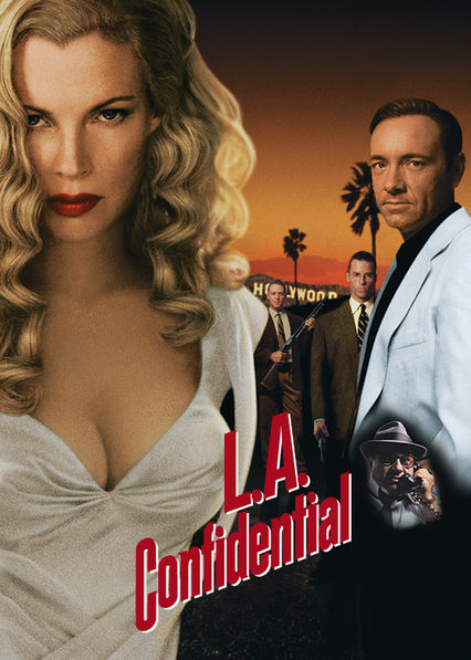 Netflix: L.A. Confidential | <strong>Opis Netflix</strong><br> Trzech policjantÃ³w oÂ odmiennych charakterach jednoczy siÄ™ przeciwko skorumpowanym funkcjonariuszom. Akcja tego oscarowego kryminaÅ‚y dzieje siÄ™ wÂ Los Angeles wÂ latach 50. | Oglądaj film na Netflix.com