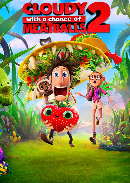 Netflix: Cloudy with a Chance of Meatballs 2 | <strong>Opis Netflix</strong><br> Wynalazca Flint Lockwood walczy ze zmutowanymi stworami z jedzenia stworzonymi przez jego maszynÄ™ — szympagrysami, tacozaurusami i rybami maÅ›lanymi. | Oglądaj film dla dzieci na Netflix.com