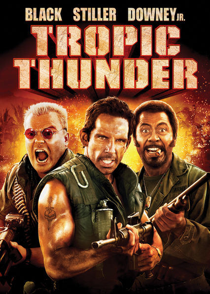 Netflix: Tropic Thunder | <strong>Opis Netflix</strong><br> Garstka aktorów niespodziewanie musi stawiÄ‡ czoÅ‚a prawdziwej wojnie w azjatyckiej dÅ¼ungli. Parodia filmów akcji w reÅ¼yserii i z udziaÅ‚em Bena Stillera. | Oglądaj film na Netflix.com