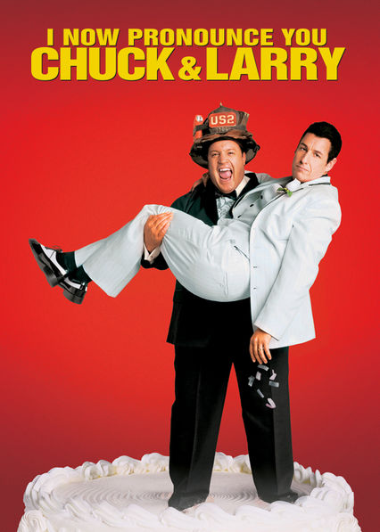 Netflix: I Now Pronounce You Chuck and Larry | <strong>Opis Netflix</strong><br> OwdowiaÅ‚y Larry obmyÅ›la plan wyÅ‚udzenia zasiÅ‚ku naÂ dzieci. W osiÄ…gniÄ™ciu celu ma mu pomÃ³c wierny przyjaciel Chuck, ktÃ³ry ma udawaÄ‡ jego kochanka. | Oglądaj film na Netflix.com