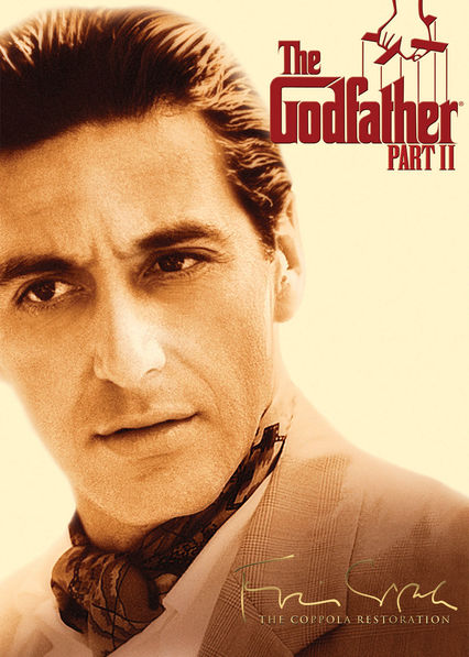 Netflix: The Godfather: Part II | <strong>Opis Netflix</strong><br> Druga czÄ™Å›Ä‡ trylogii, w której poznajemy historiÄ™ rodziny Corleone, Å›ledzÄ…c losy Dona Vito od opuszczenia Sycylii po przejÄ™cie wÅ‚adzy w nowojorskiej mafii. | Oglądaj film na Netflix.com