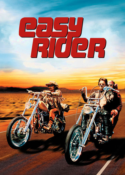 Netflix: Easy Rider | <strong>Opis Netflix</strong><br> W tym kultowym filmie o kontrkulturze dwóch hippisów wskakuje na motocykle i rusza przez AmerykÄ™, zgarniajÄ…c po drodze pewnego niestroniÄ…cego od procentów prawnika. | Oglądaj film na Netflix.com
