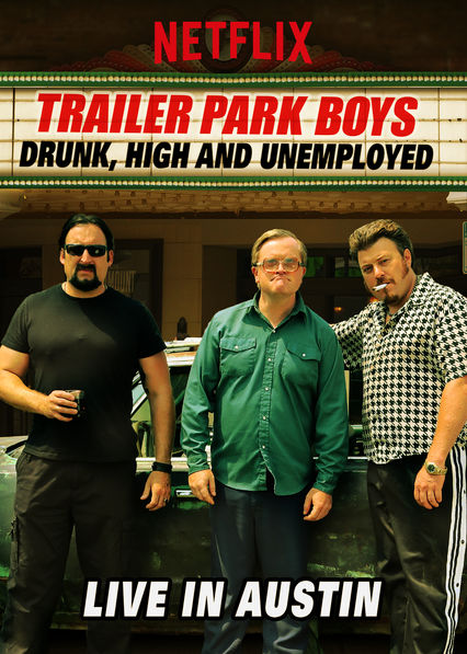 Netflix: Trailer Park Boys: Drunk, High and Unemployed: Live In Austin | <strong>Opis Netflix</strong><br> Ricky, Julian i Bubbles przenoszą swój barakowy humor na wielką scenę, zapewniając wieczór pełen brawury, intrygi i aktorstwa na nietrzeźwo. | Oglądaj film na Netflix.com