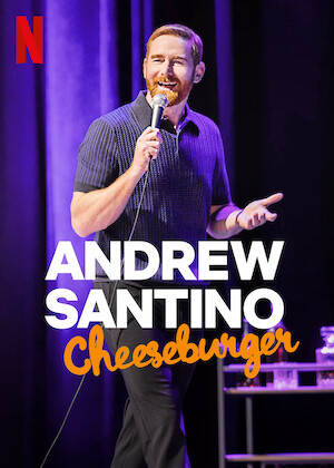 Netflix: Andrew Santino: Cheeseburger | <strong>Opis Netflix</strong><br> No topic is safe in this unfiltered stand-up set from Andrew Santino as he skewers everything from global warming to sex injuries to politics. | Oglądaj film na Netflix.com