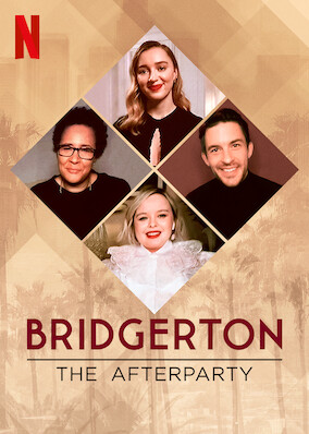 Netflix: Bridgerton - The Afterparty | <strong>Opis Netflix</strong><br> Aktorzy grajÄ…cy wÂ serialu â€žBridgertonowieâ€ opowiadajÄ… oÂ kulisach jego powstawania. Nikki Glaser przybliÅ¼a najciekawsze momenty tego dramatu kostiumowego. | Oglądaj film na Netflix.com
