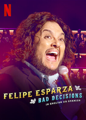 Netflix: Felipe Esparza: Bad Decisions | <strong>Opis Netflix</strong><br> Dwa wystÄ™py naÂ Å¼ywo â€” jeden poÂ angielsku, drugi poÂ hiszpaÅ„sku. Felipe Esparza nie ma sobie rÃ³wnych niezaleÅ¼nie od wersji jÄ™zykowej. | Oglądaj serial na Netflix.com