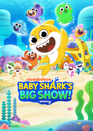 Netflix: Baby Shark's Big Show! | <strong>Opis Netflix</strong><br> Baby Shark and his pilot fish best friend, William, sing and swim their way through all kinds of musical underwater adventures in Carnivore Cove. | Oglądaj serial na Netflix.com
