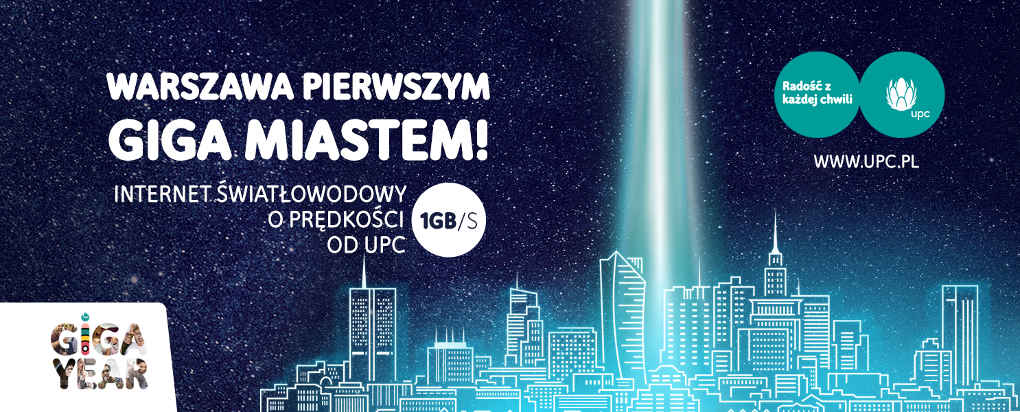 UPC Polska - warszawa lacza 1gbit