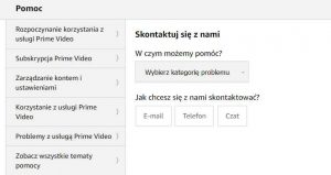 amazon prime video po polsku-kontakt